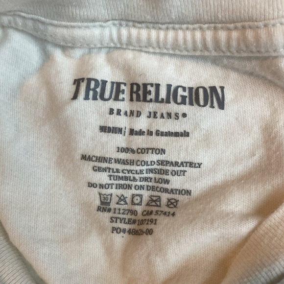 Men’s true religion t shirt size M - Picture 3 of 3